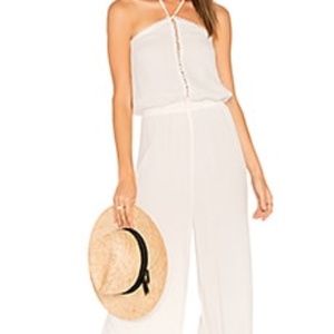 Golden Island Jumpsuit in Ivory - THE JETSET DIARIES